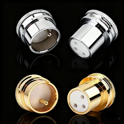 Protective Cover Gilded Covers Dust Cap Shielded XLR Cap Noise Stopper Shielding Caps