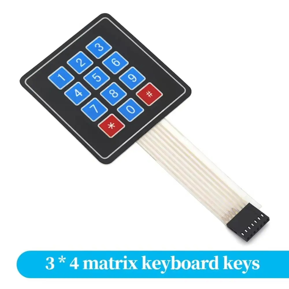 Professional 4x4 4x5 Matrix Matrix Array Keyboard 20 Key Low Profile Membrane Switch Keypad DIY Keyboard PCB Electronics