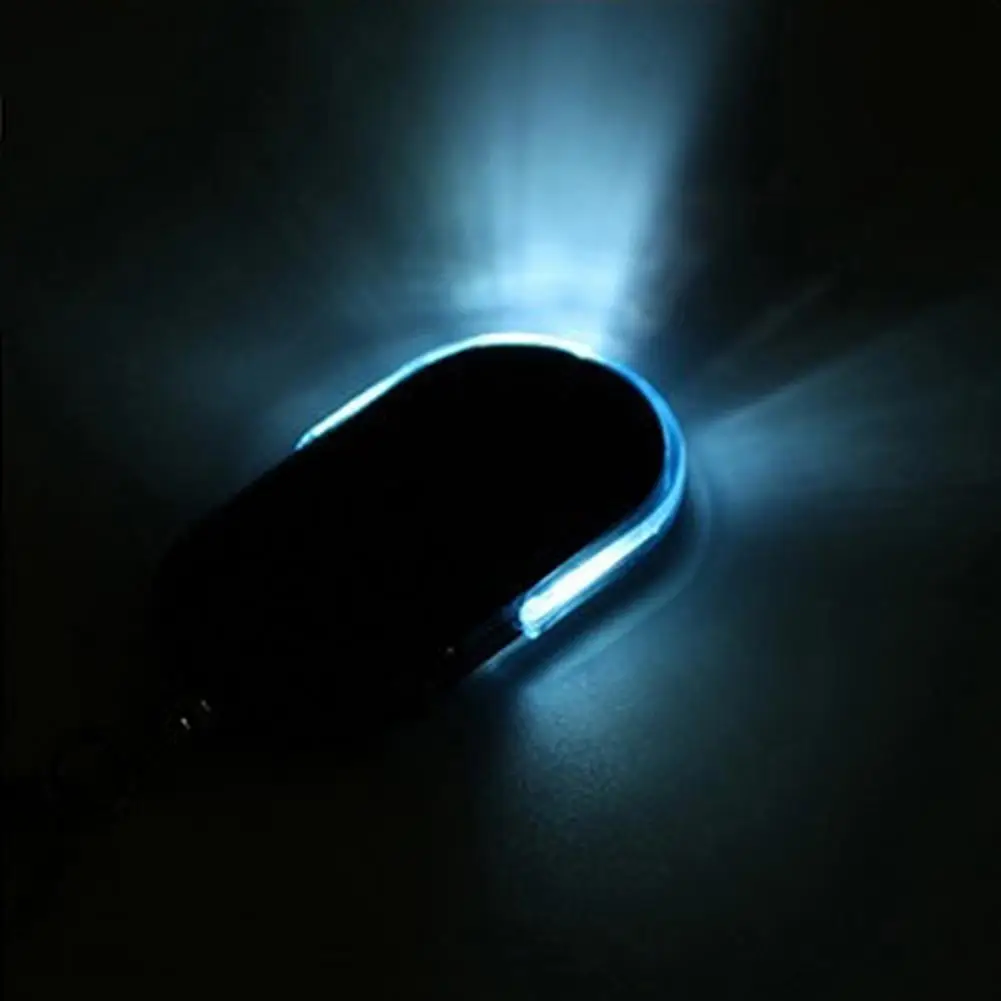 LED Light Key Locator controllo vocale Smart Wireless Anti-lost Whistle Locator Key Finder Led portachiavi Light Torch Sound Locator