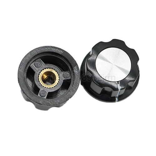 Imagen 2 del producto Perilla de potenciómetro de 5 piezas, MF-A01, MF-A02, MF-A03, MF-A04, tapa de interruptor giratorio, tapas de perillas de 6mm para RV24 3590S WHT118 WXD3