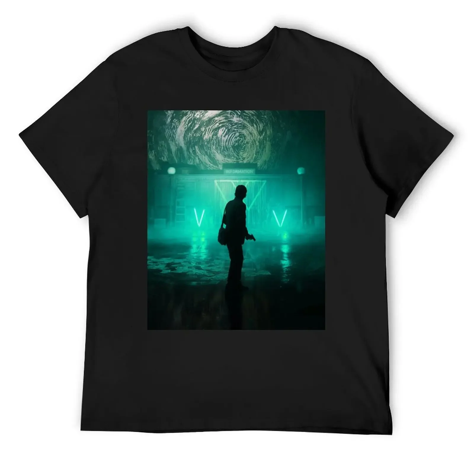 

alan wake 2 game, alan wake ii artwork T-Shirt quick-drying vintage anime shirt vintage T-shirts oversize mens t shirts pack