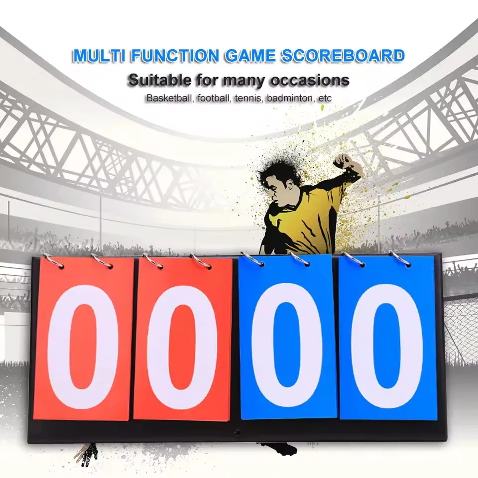 スポーツ桁スコアボードサッカーバレーボールバスケットボール審判コーチスコアボード屋内運動装飾スポーツアクセサリー