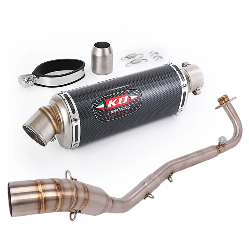 

Надевается для мотоцикла Kawasaki Z125 Pro 2023, полная выхлопная система, глушитель, глушитель, Escape Moto DB Killer, нержавеющая сталь