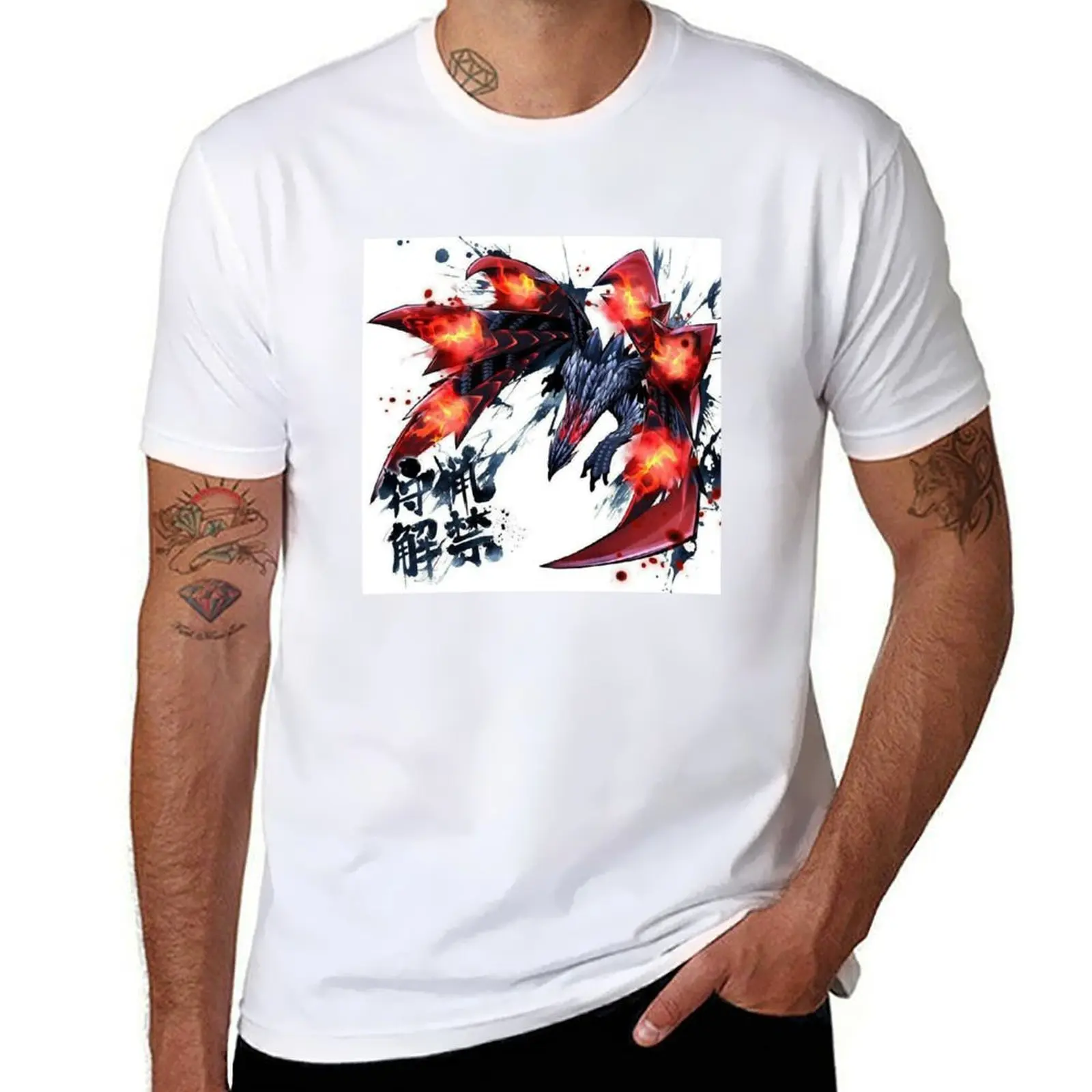 

Valstrax, Monster Hunter T-Shirt oversized blanks mens designer t shirt