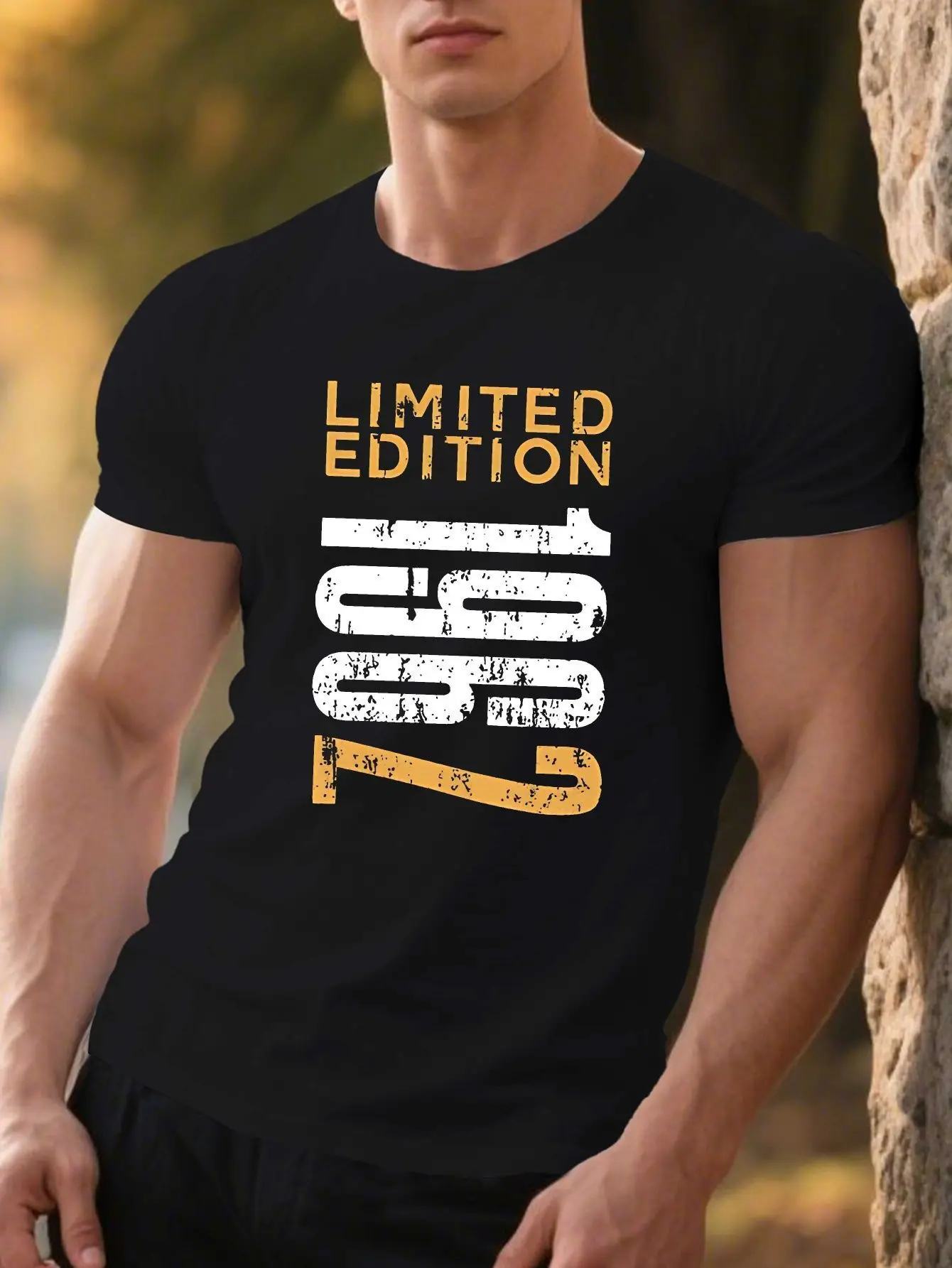 

Мужская винтажная футболка с рисунком ограниченного выпуска 1963, белая, с круглым вырезом и круглым вырезом с геометрическим принтом, с короткими рукавами, 100% хлопок, дышащая, обычная