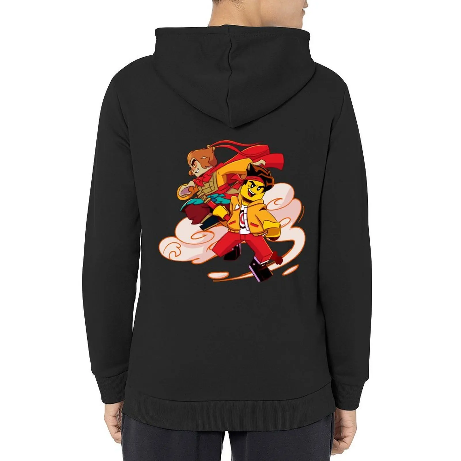 

LMK - MK and Monkie King student and mentor Hoodie clothes for men anime clothes men's winter sweater men wear japanese hoodie