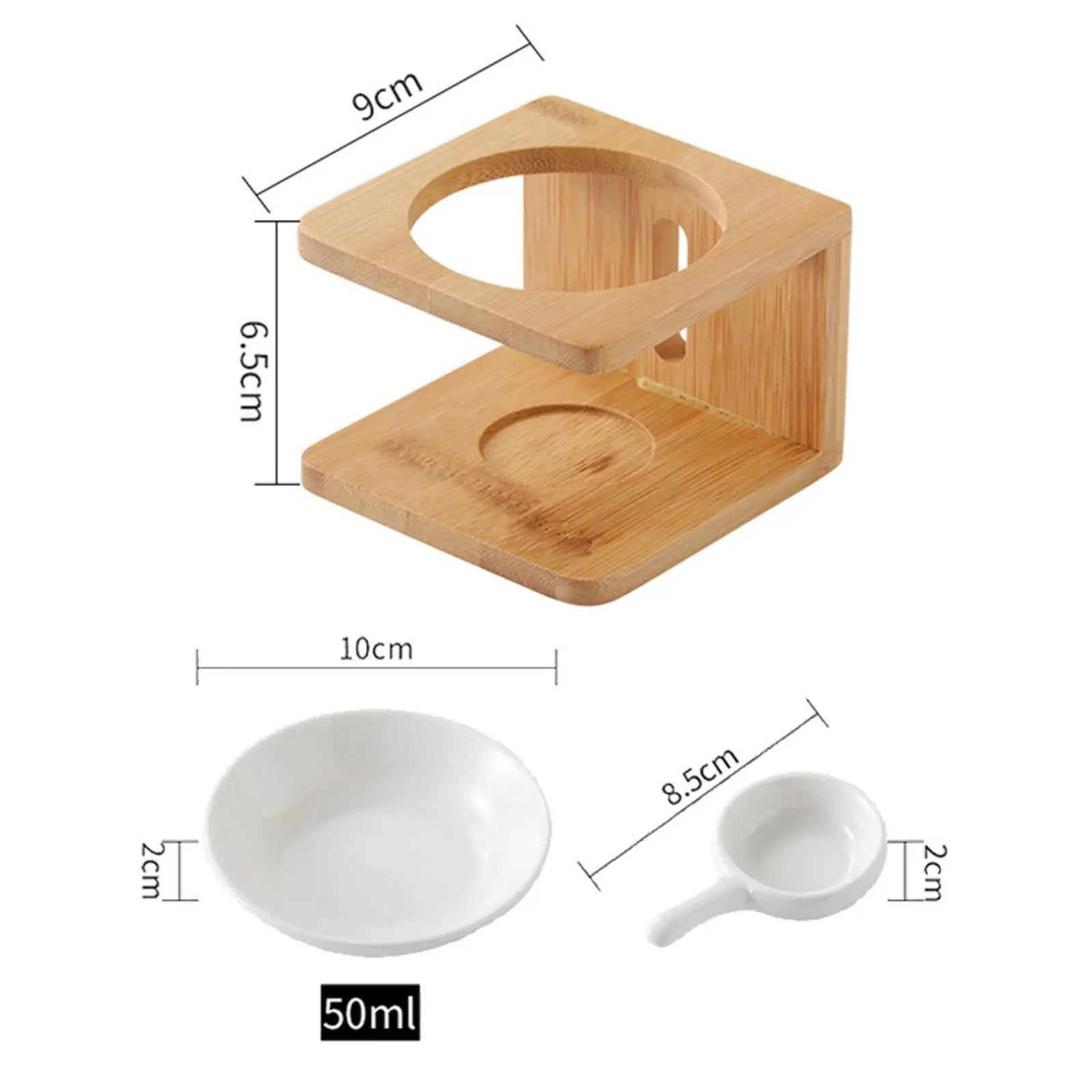 Ceramic Essential Oil Burner with Candle Holder Scented Wax Melt Burner Tealight Holder Decorative Centerpiece for Office Home