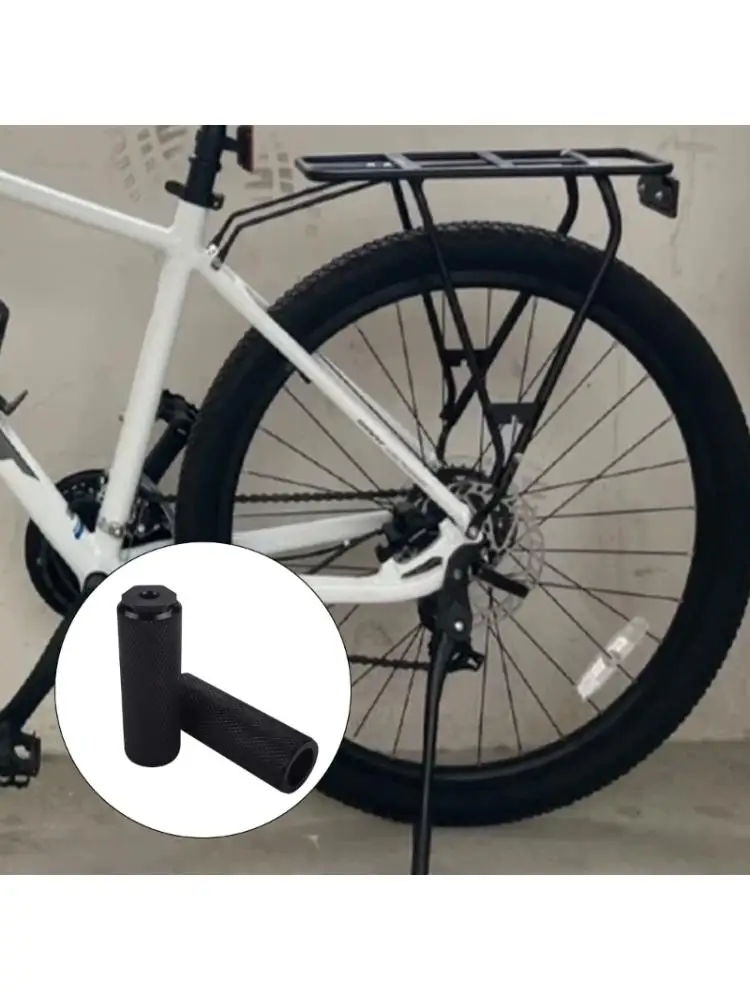 

2Lots Bike Pedals Axles Foot Rest Peg Antislip Aluminum Alloys Mountain Cycling Bicycles Front Rear Socles Pedals