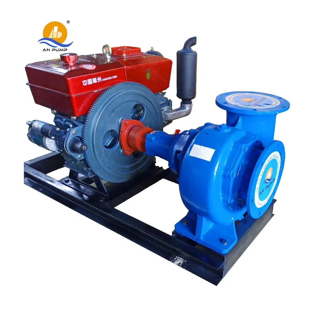 10 Hp Water Pump Diesel Engine Powered Agricultural Irrigation Sewage Pump Unit