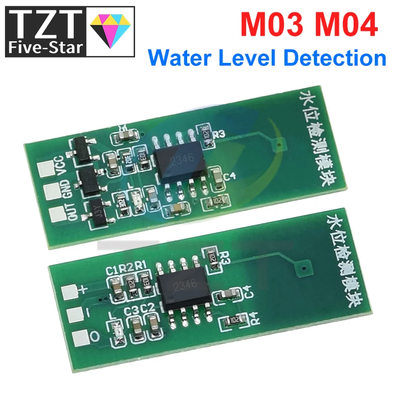 M03 M04 Water Level detection module sensor Green non-contact level touch switch Liquid sensor