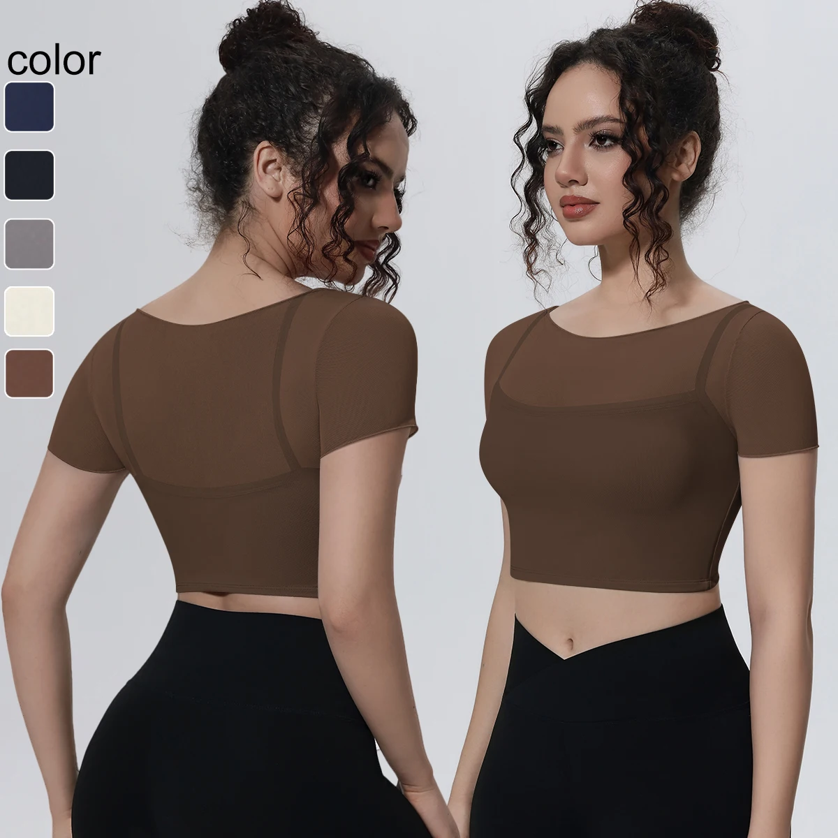 nova-camiseta-de-yoga-feminina-de-verao-com-manga-curta-respiravel-com-detalhe-em-tela-nas-costas-para-academia-corrida-e-treino-com-bojo-top-fitness