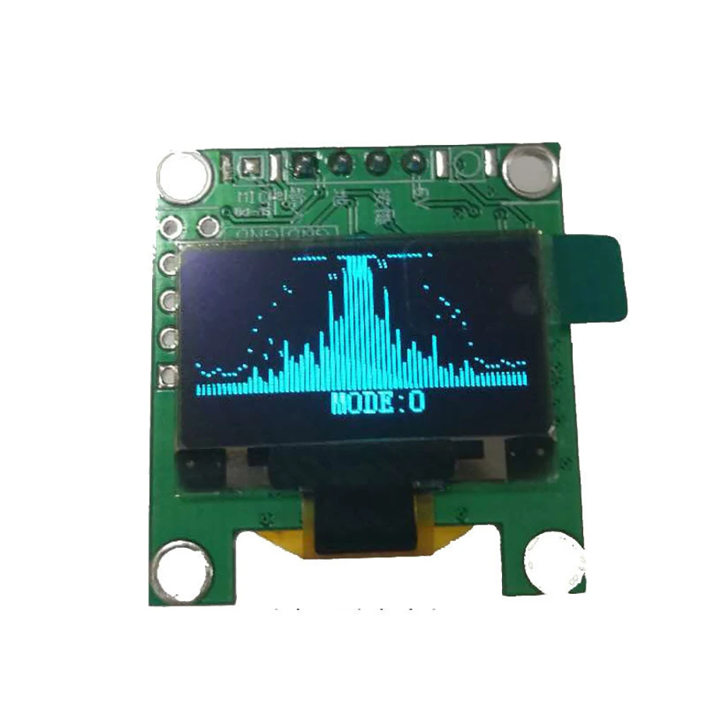 0.96 inch OLED Music Spectrum Display Analyzer MP3 PC Amplifier Audio Level Indicator music rhythm Analyzer VU METER