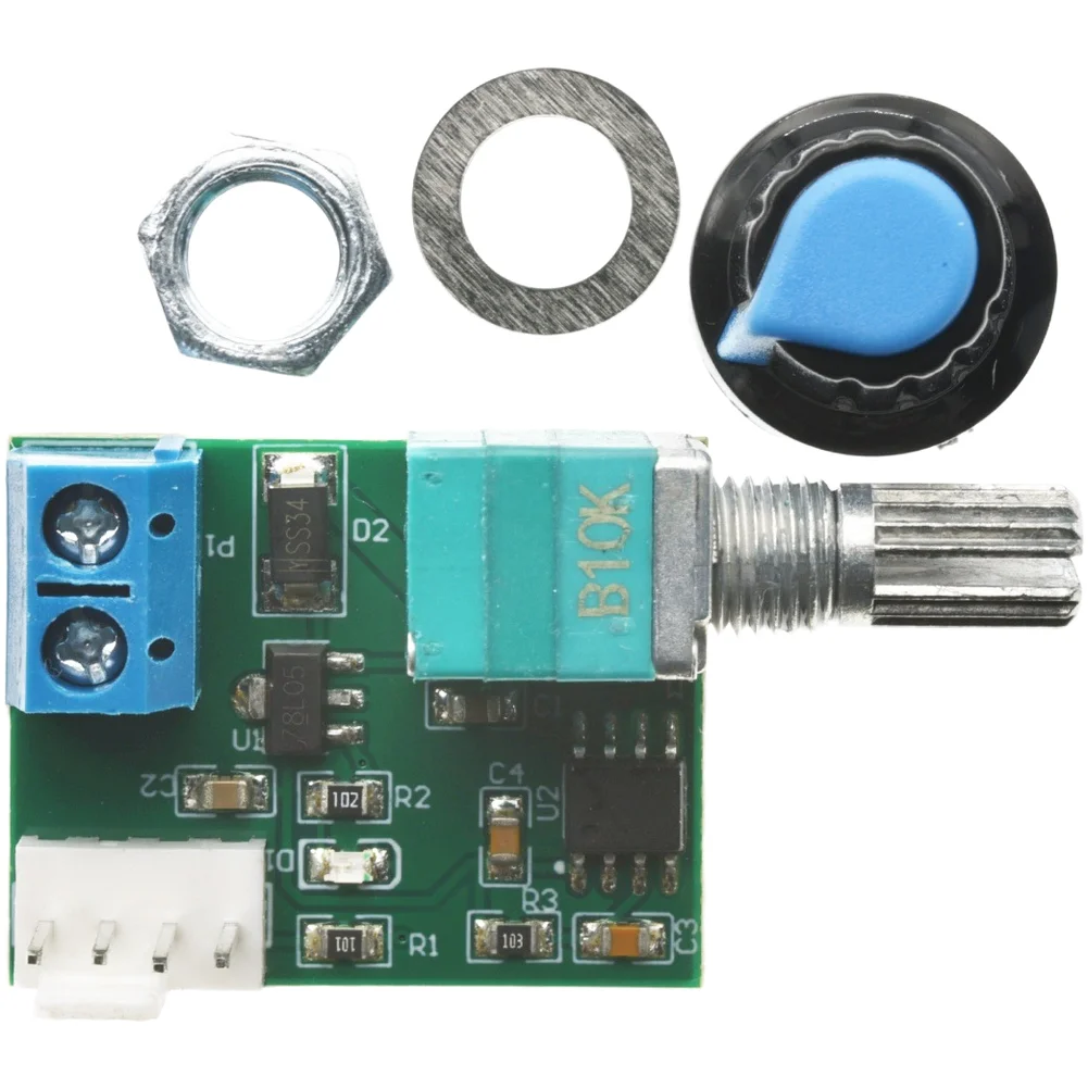 6pcs DC12V 4Pin For pwm For Fan Controller with Onboard Oscillator No External Programming or Microcontroller Needed
