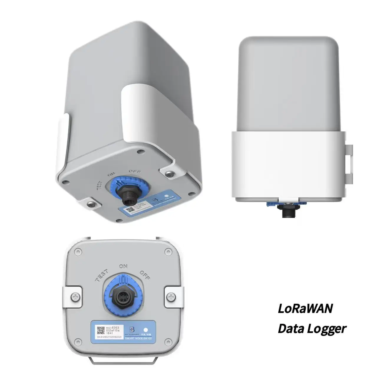 Enregistreur de données LoRaWAN BGT-SN100 2026 – Station météo IoT industrielle extérieure pour la température et l'humidité