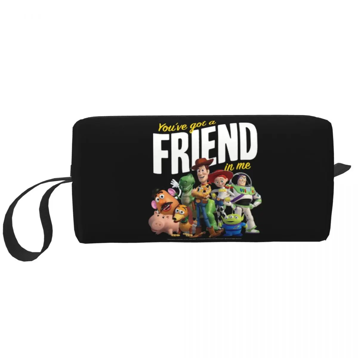 Toy Story Cartoon Movies Large Makeup Bag Waterproof Pouch Travel Cosmetic Bags Buzz Lightyear Storage Bag for Unisex