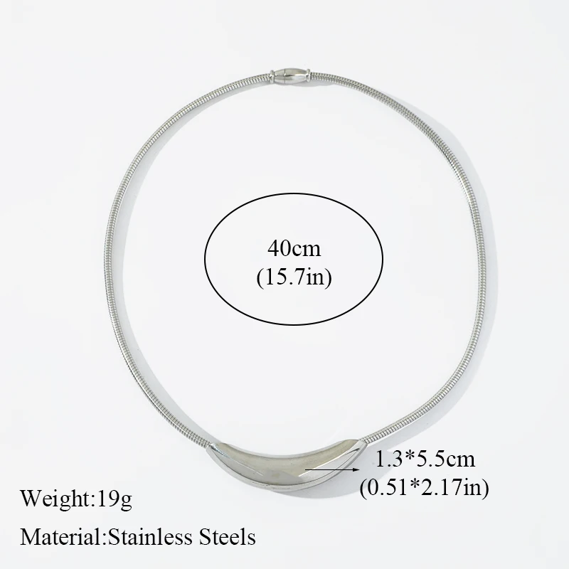 EILIECK 316L Edelstahl Goldfarben Massiv Perlenkette für Damen, Modisches Neues Party-Geschenk, Wasserdichter Schmuck – Detail 22