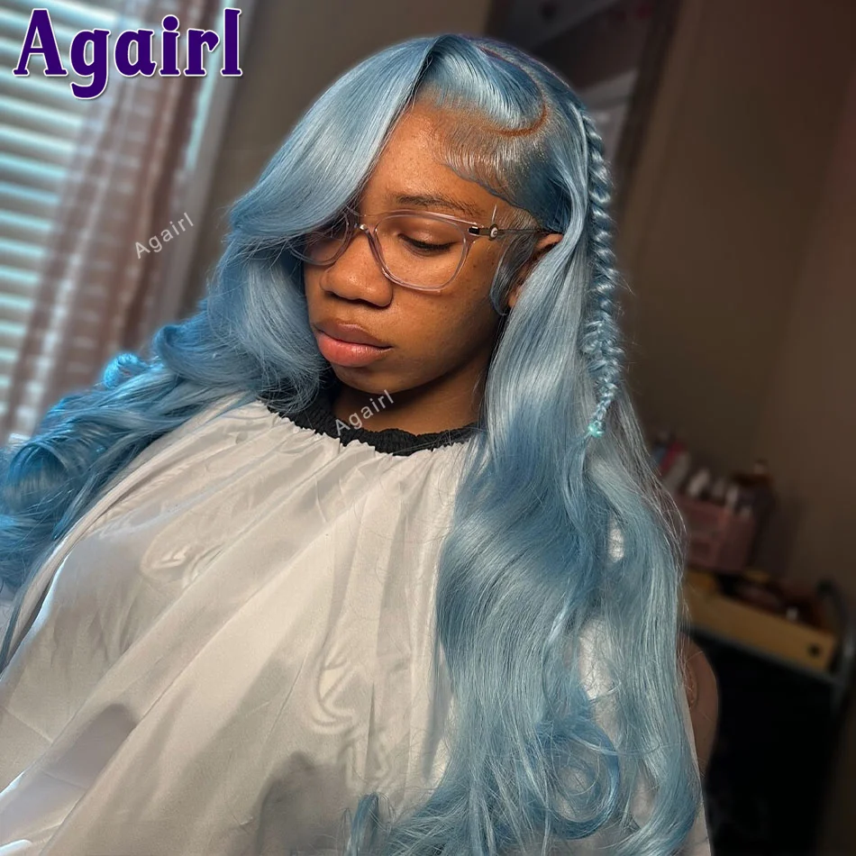 

Water Blue 613 Blonde Body Wave Wigs Transparent 13x4 13x6 Lace Front Human Hair Wigs For Women Brazilian Full Lace Frontal Wigs