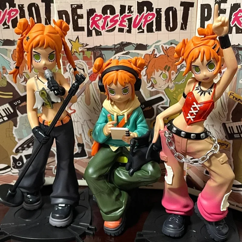 

Peach Riot Resie Up Series Poppy Gigi Frankie Anime Figure Kawaii Girls Model Decoration Collectible Toy Figurine Birthday Gift