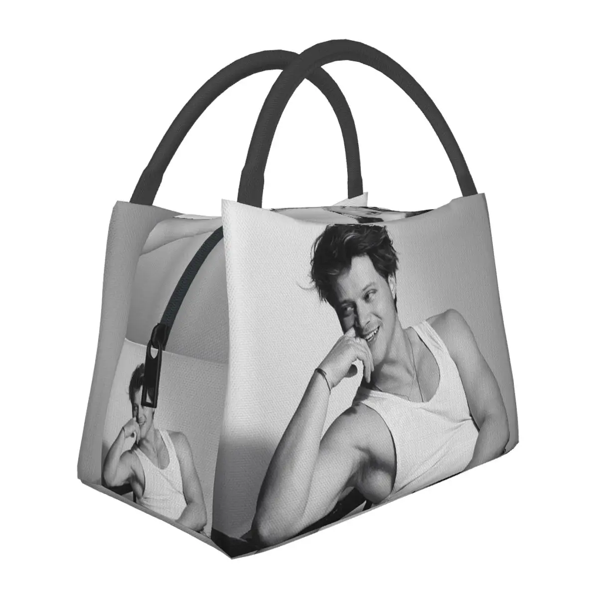 Soft Rudy Pankow JJ Maybank Poster Lunch Bag for School Picnic Storage Food Boxes Container Cooler Thermal Lunch Box Tote