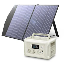 ALLPOWERS-Centrale électrique portable avec panneau solaire, générateur solaire veFePO4, batterie de secours UPS, MPPT pour montres, femelle, 100W, 600W, 299Wh