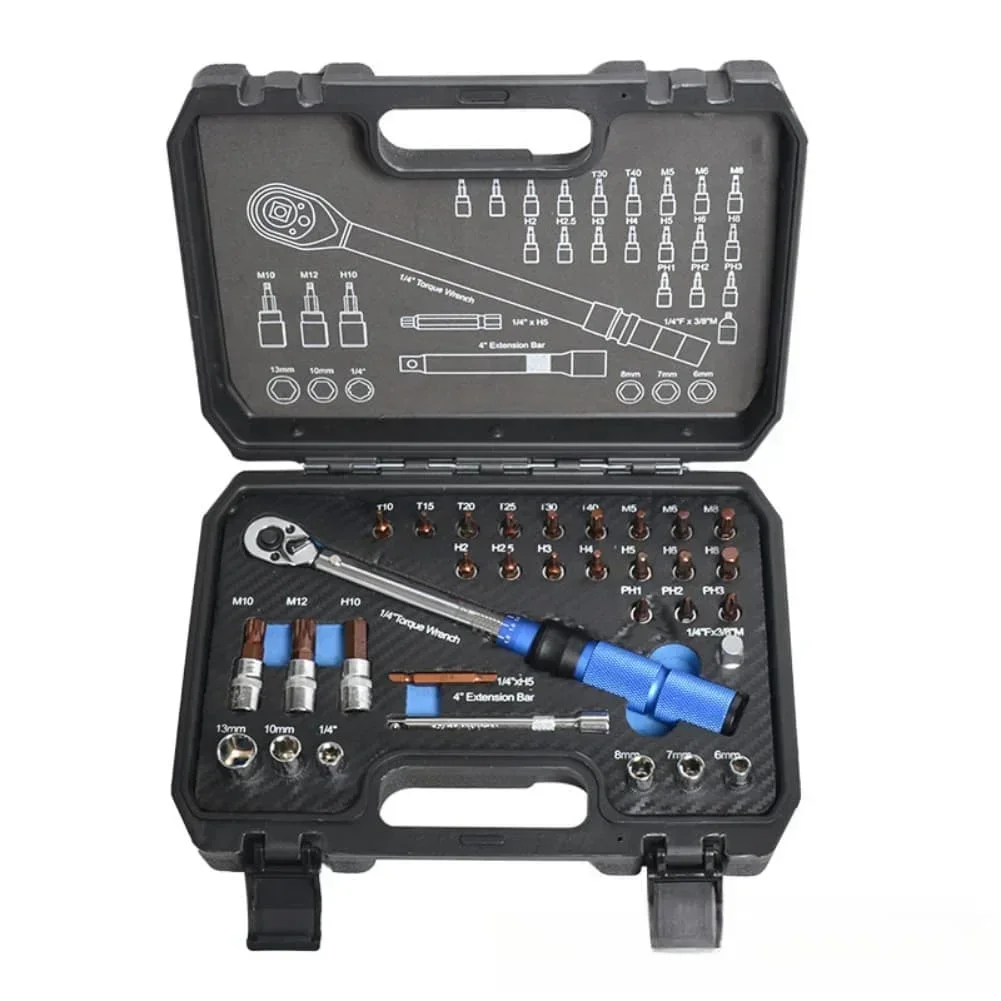 32-Piece Torque Wrench Kit with Triple Flare Tool for Leak-Proof Connections on Brake Fuel and Transmission Cooler Lines