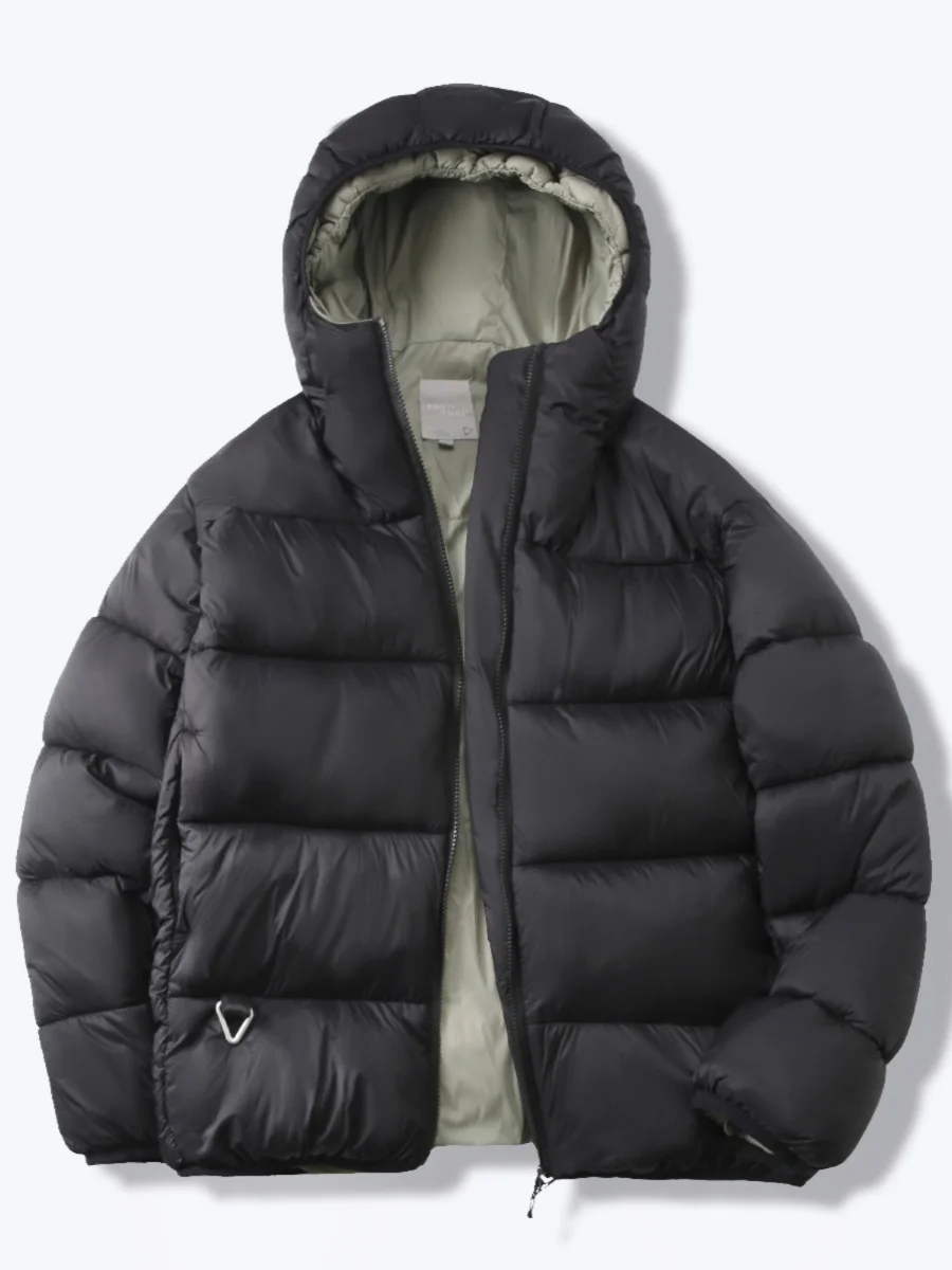 الثقيلة الوزن Thiened عالية البفن الدافئة القطن Jaet في الهواء الطلق الشباب Faion الوقوف صالح معطف مقنع الشتاء ملابس غير رسمية