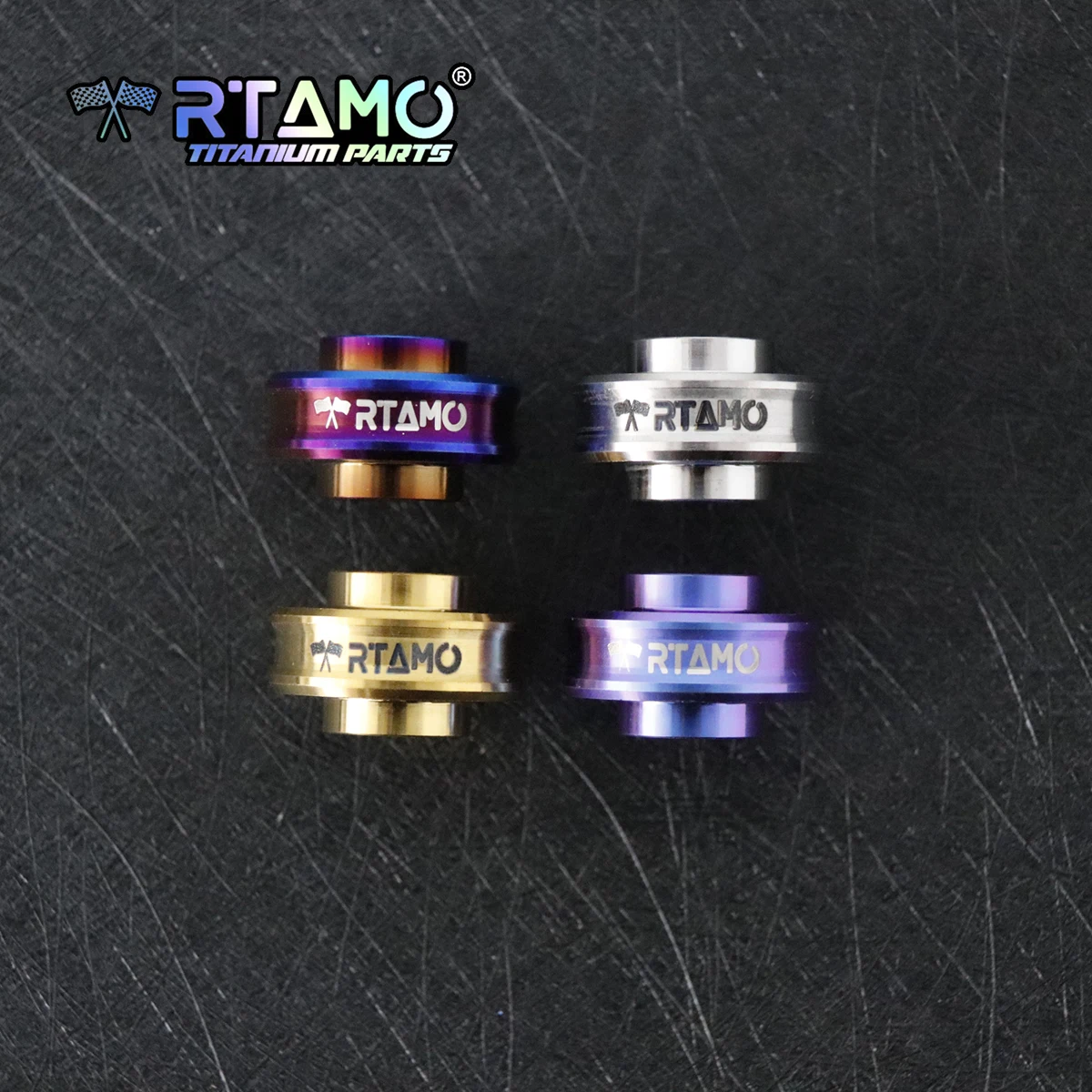 RTAMO Titanium Washer for Brembo M50 M50S GP4-RS GP4-RX M4 M4.34 M4.32 Brake Caliper Gasket Shim 108 lock-points