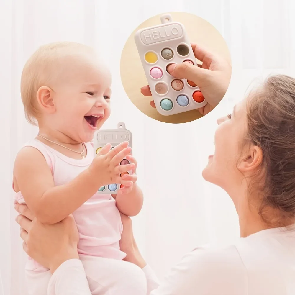 Juguetes de silicona para dientes de bebé: suaves, suaves y seguros, sin BPA, atrae el interés del bebé, perfectos para regalos de Halloween y Navidad