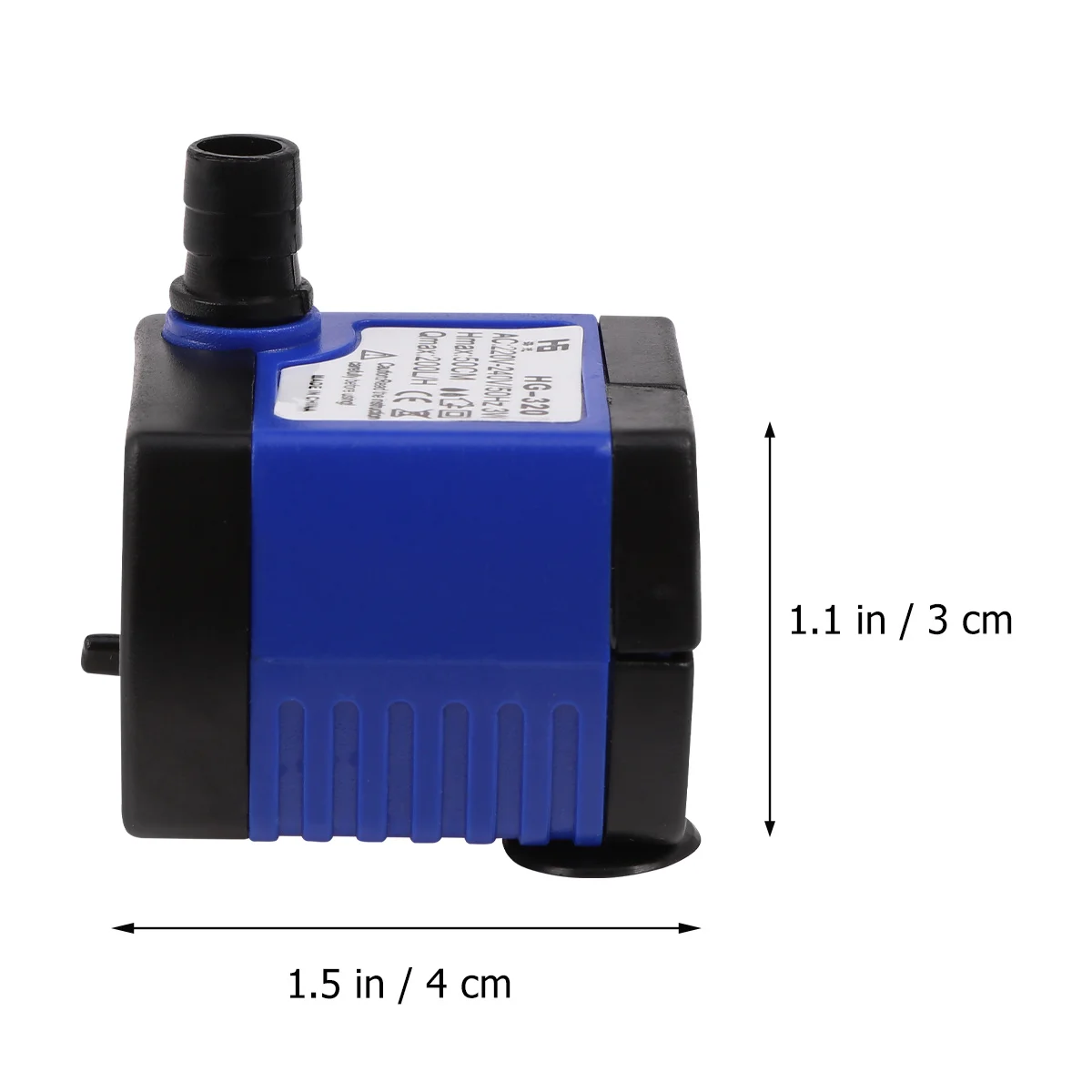 

Mini Submersible Water Pump Powerful Quiet Low Noise for Aquarium Fish Tank Fountain Pond Hydroponic System Cn Plug No Light