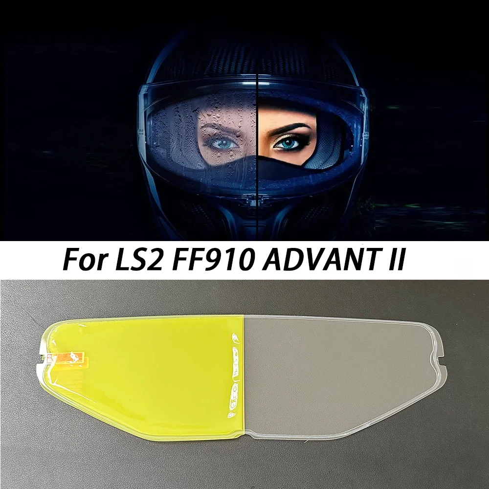

Пленка для линз мотоциклетного шлема для LS2 FF910 Advant II, козырек для шлема, противотуманная пленка