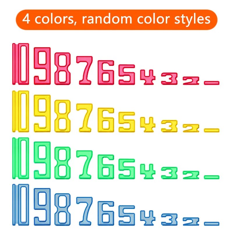 Peuters Montessori Materiaal Transparant Digitale Blokken Lichttafel Speelgoed Wiskunde Operatie Stapelen Games Open Einde Leerspeelgoed