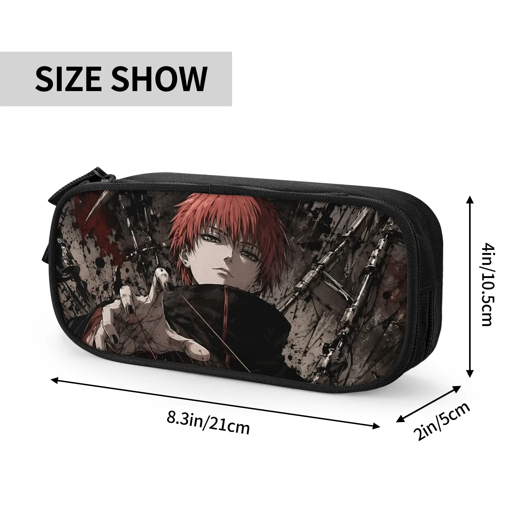 Custom Naruto Anime Theme Large Capacity Bags for Child  School Pencil Bag for Boys Gilrs Kids