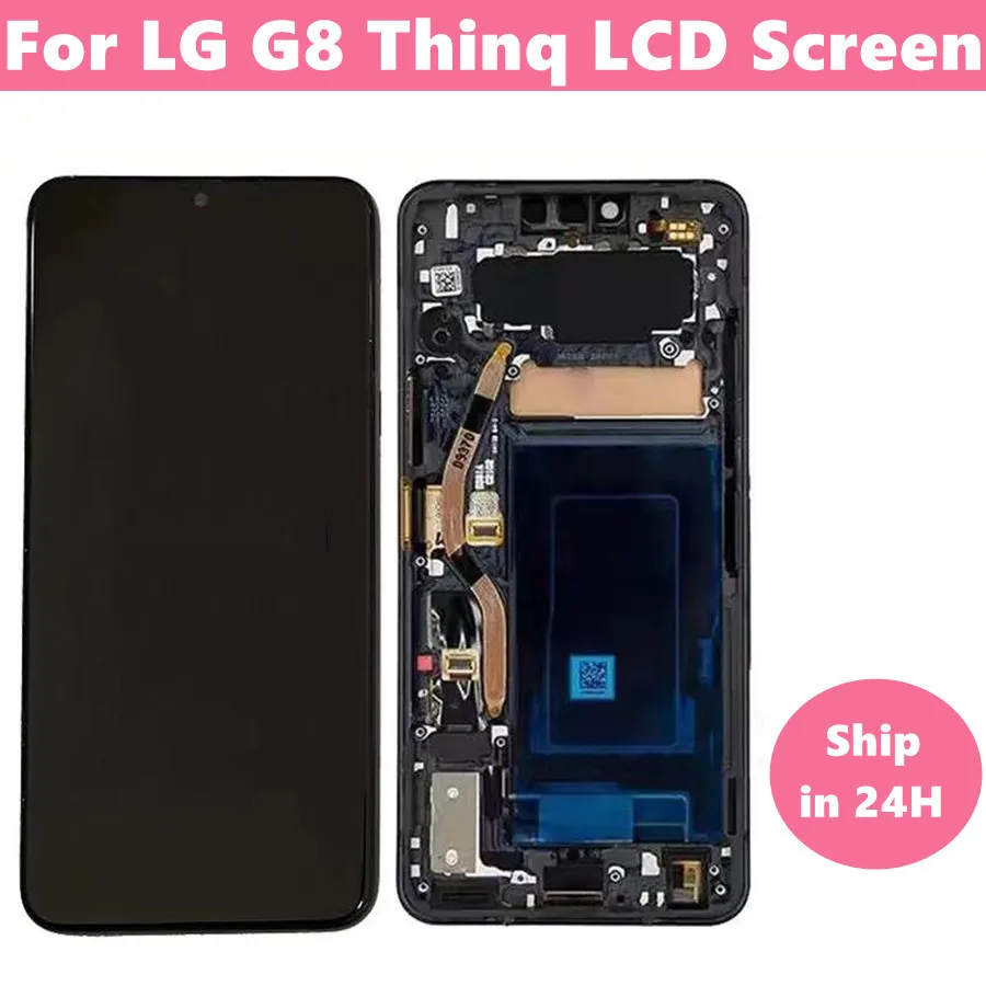 For LG G8 LCD Screen Display Digitizer Full Assembly LMG820QM7 G820UMB LMG820UM0 G820 Mobile Phone Parts For LG G8 lcd Original