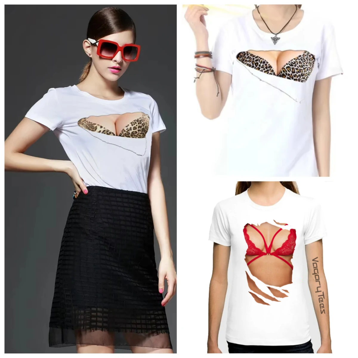 

Пижама Футболка Женские летние крутые топы Повседневная футболка с 3D принтом груди и коротким рукавом Сексуальная футболка с принтом груди