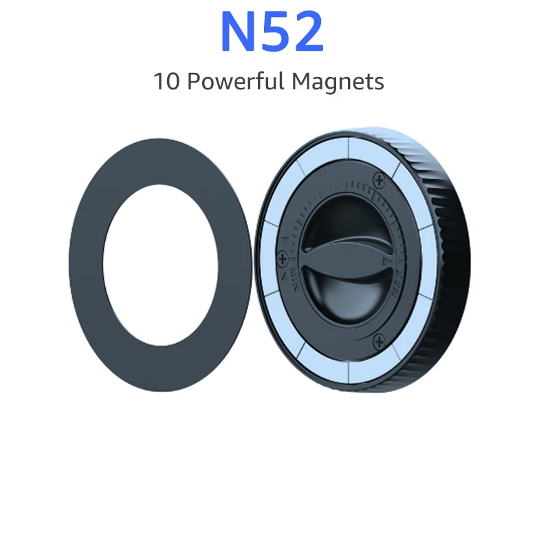 Magnetic Car Phone Holder Accessories 17mm Ball Head Magnet Bases Car Mount GPS Support for MagSafe iPhone 15 14 Samsung Huawei