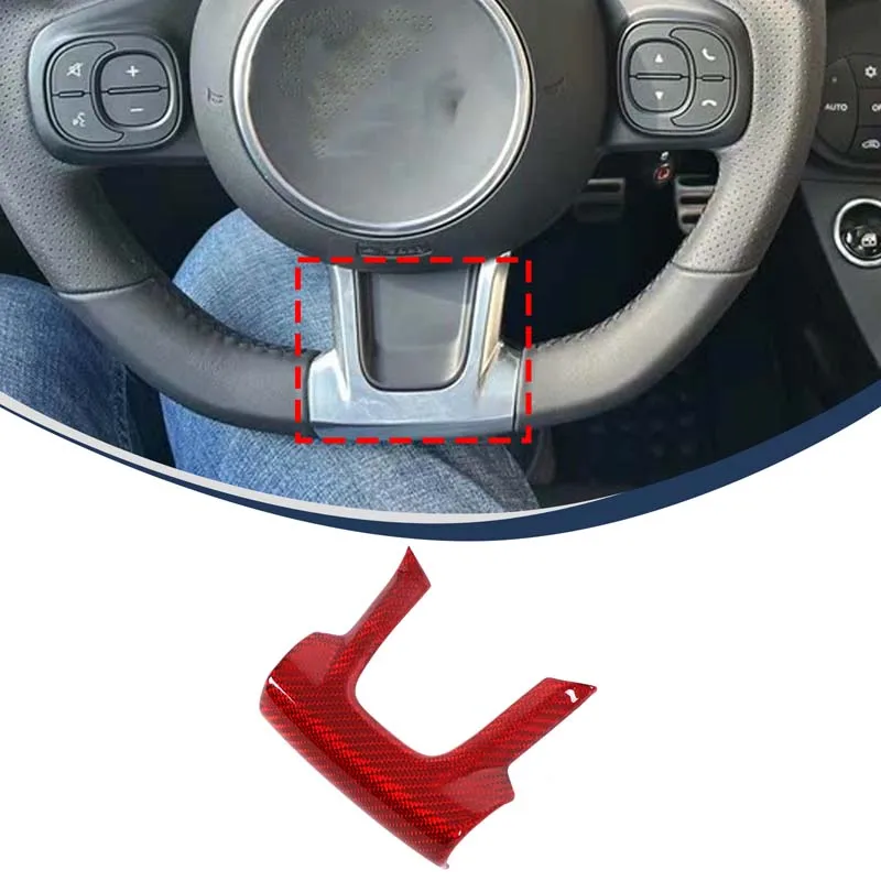 

Для Abbas 595/Abbas 695 2017-2025 автомобильное основание рулевого колеса передняя декоративная крышка из настоящего углеродного волокна аксессуары для модификации автомобиля