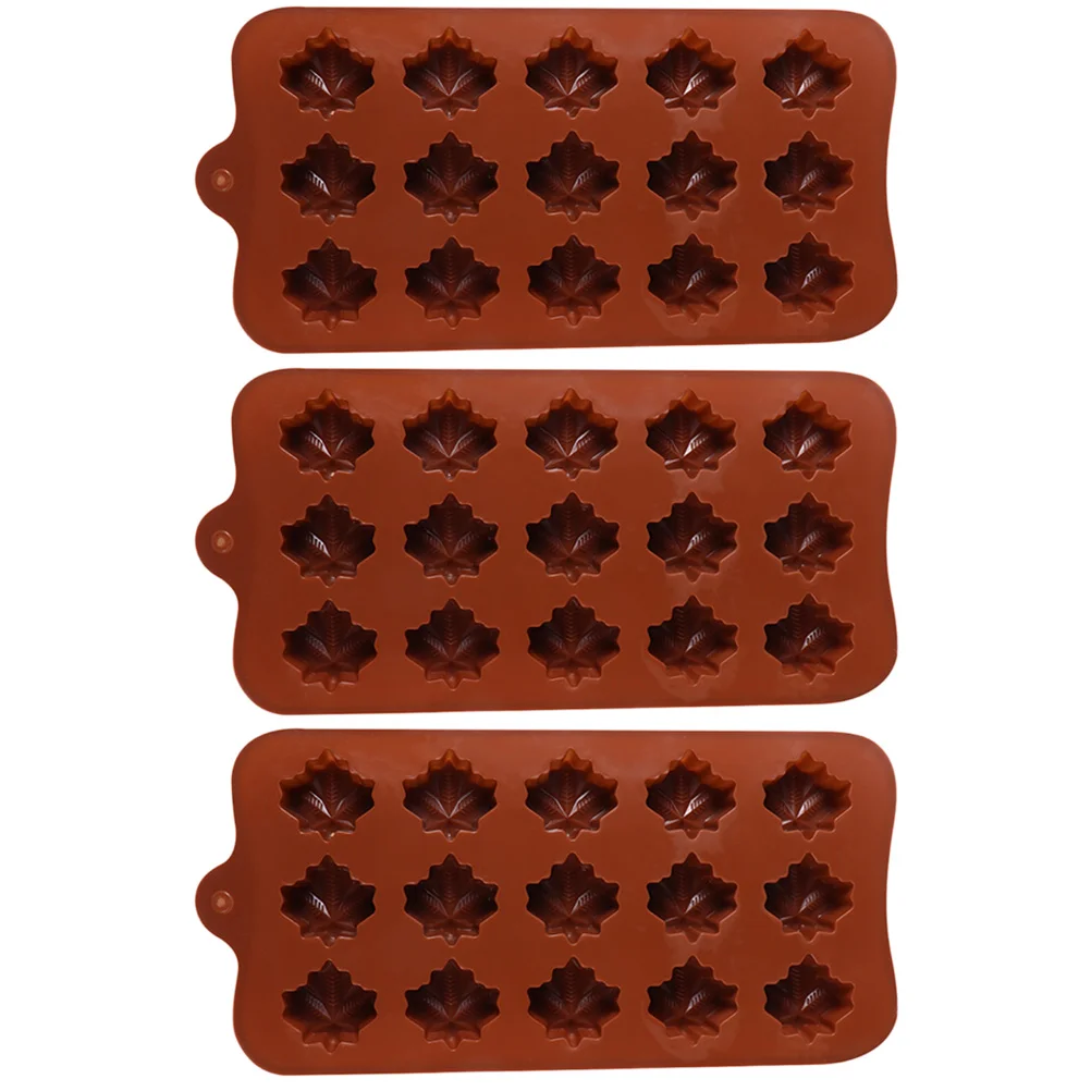 

Molds Mold Silicone Leaf Maple Candy Chocolate Baking Cookie Tray Fall Soap Leaves Cake Making Fondant Biscuit Sticks Cutter