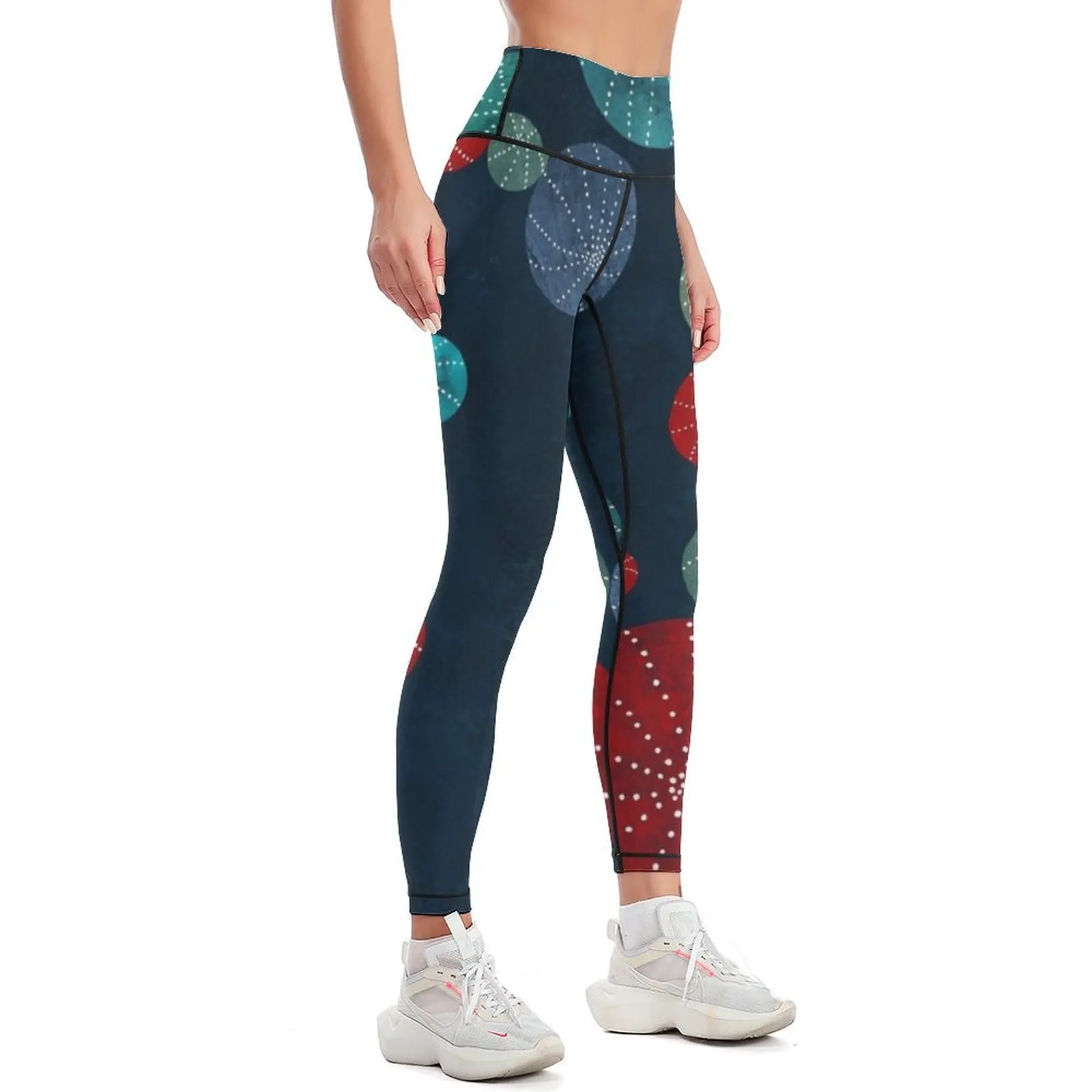 Colorful cactus field Leggings sports for Sports pants for Womens Leggings