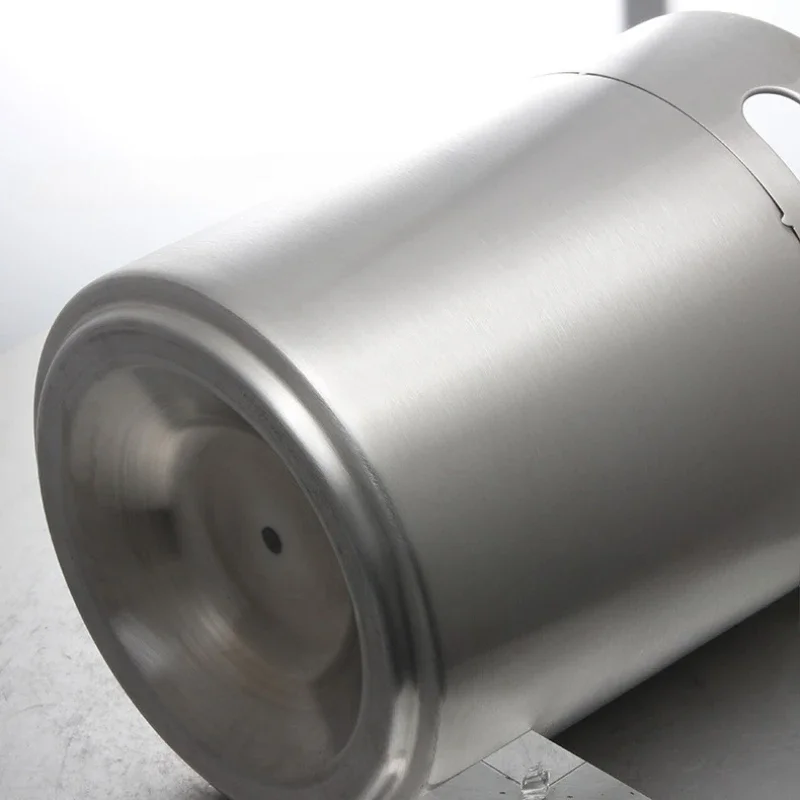 304 stainless steel 5L double-layer craft beer keg