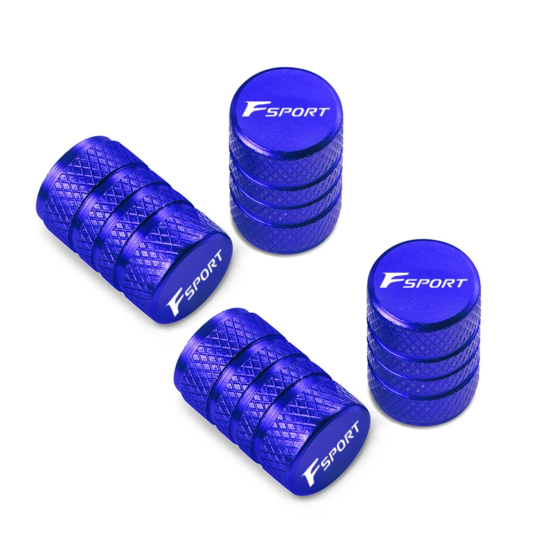 Car Wheel Tire Valve Caps Tyre Stem Covers Airdust Waterproof For Lexus F SPORT Auto Accessories