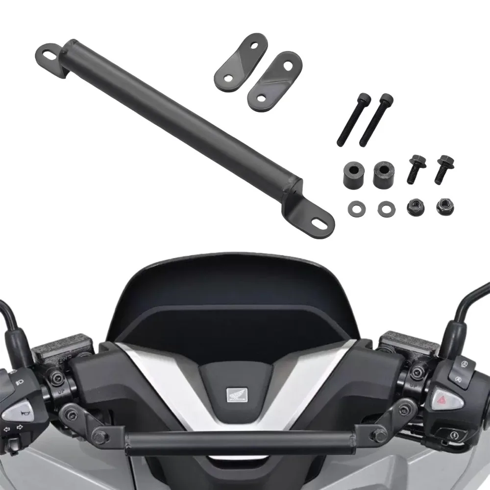 Motorcycle Extended Multi-Mount Clamp Bar GPS Navigation & Mobile Phone Holder Bracket For Honda PCX160 2025-2026