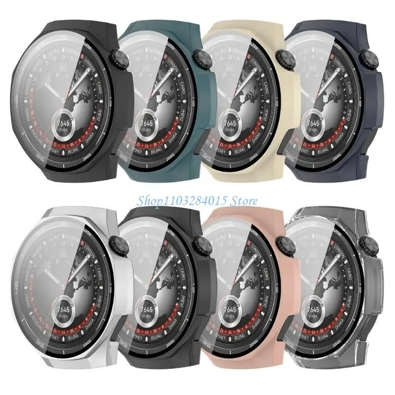 Cubierta protectora PC Protector pantalla pantalla R6FF para Watch GT5 Professional 46 mm
