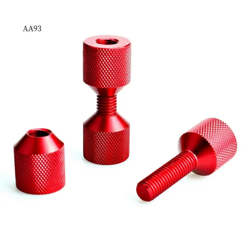 

AA-4 Pcs Aluminium Flange Two Hole Pins 1-1/8 Inch Two Hole Alignment Pins & 1-5/8 Inch Detachable Flange