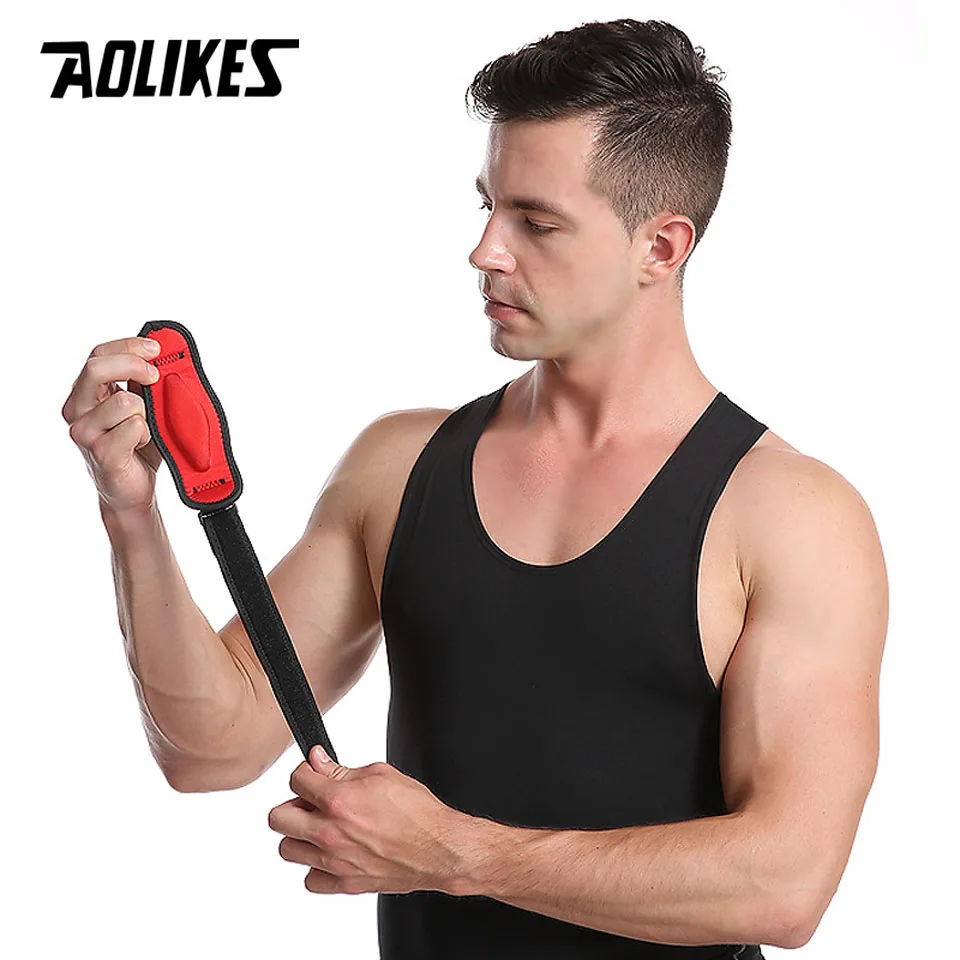 AOLIKES 1PCS Tennis Elbow Brace,Pain Relief for Tennis Elbow & Golfer\'s Elbow,Tendonitis Elbow Brace Support & Strap for Men