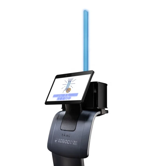 New Released Ai Smart Dining Room Service Waiter Robot Restaurant Ai Smart Food Delivery Temi Robot