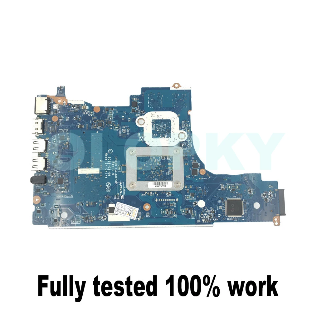 For HP 15T-DA 15-DA Laptop Motherboard With N4000 N5000 CPU EPK50 LA-G073P L20375-601 L20375-601 L20375-001 Mainboard DDR4
