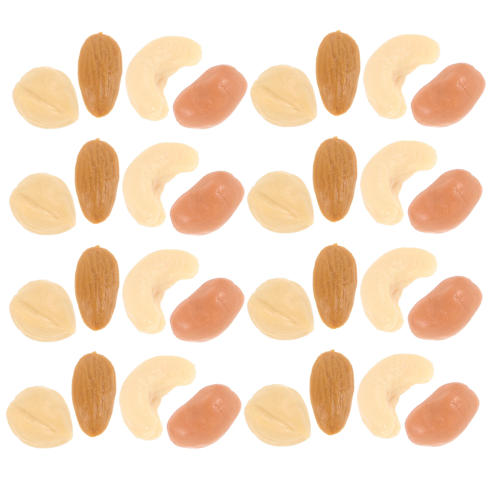 1 set 1 set Diy Noten Decoratie Simulatie Mini Noten Plastic Craft Realistisch Huis Voedsel Voor Diy Decor Tiny Voedsel Accessoires