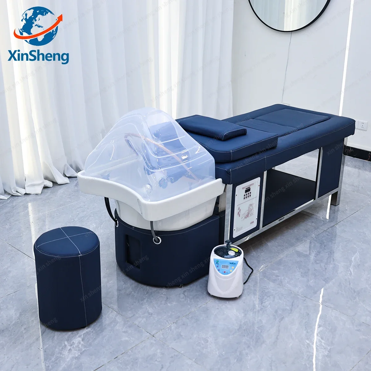 

XinSheng Massage Table Massage Bed Shampoo Beds Head SPA Salon Furniture Hair Washing Equipment Beauty Care Bed Sofa Cushion