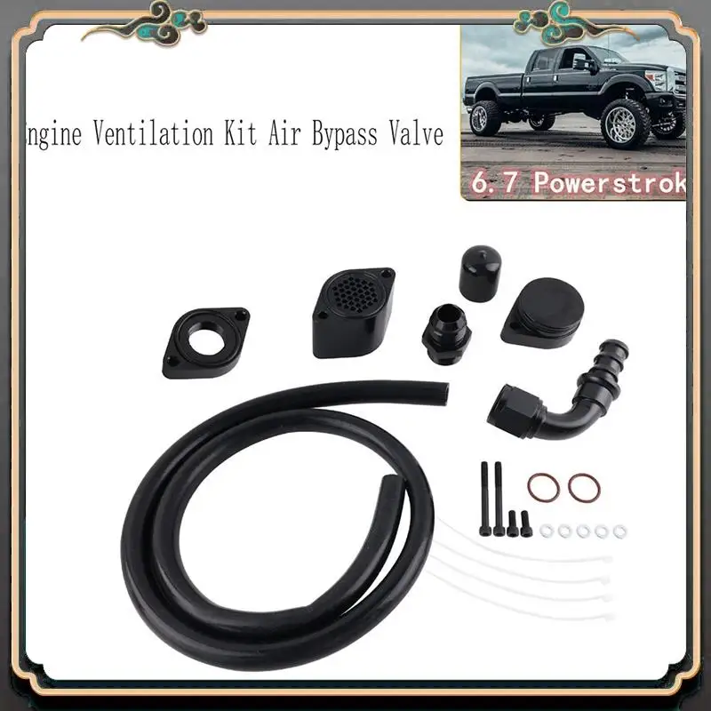 

M45K-Car Engine Ventilation Kit Air Bypass Valve For Ford 6.7L Powerstroke F-350 2011-2020 Replacement