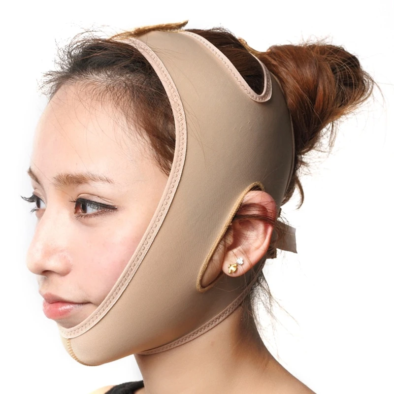 Face V Shaper Facial Slimming Bandage Relaxation Lift Up Belt Shape Lift Reduce Double Chin Face Thining Band Massage Slimmer